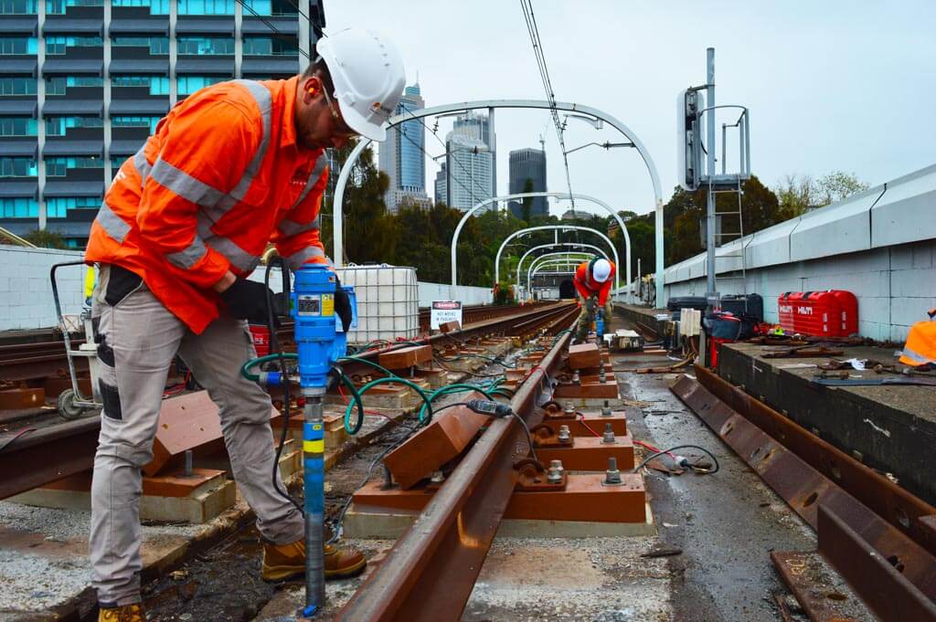 concrete coring rail network sydney