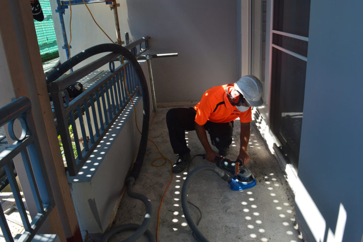 Grinding / Water proofing removal – Karimbla Rd, Miranda